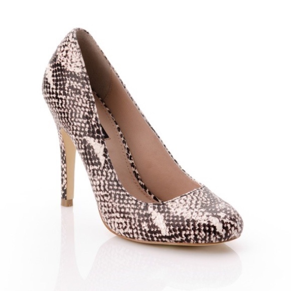 Shoemint Snakeskin Rosemary Heels Pumps - Picture 6 of 6